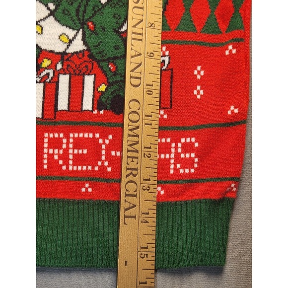 Disney Pixar Toy‎ Story Size 2 Toddler Christmas Sweater T Rex - Picture 3 of 6